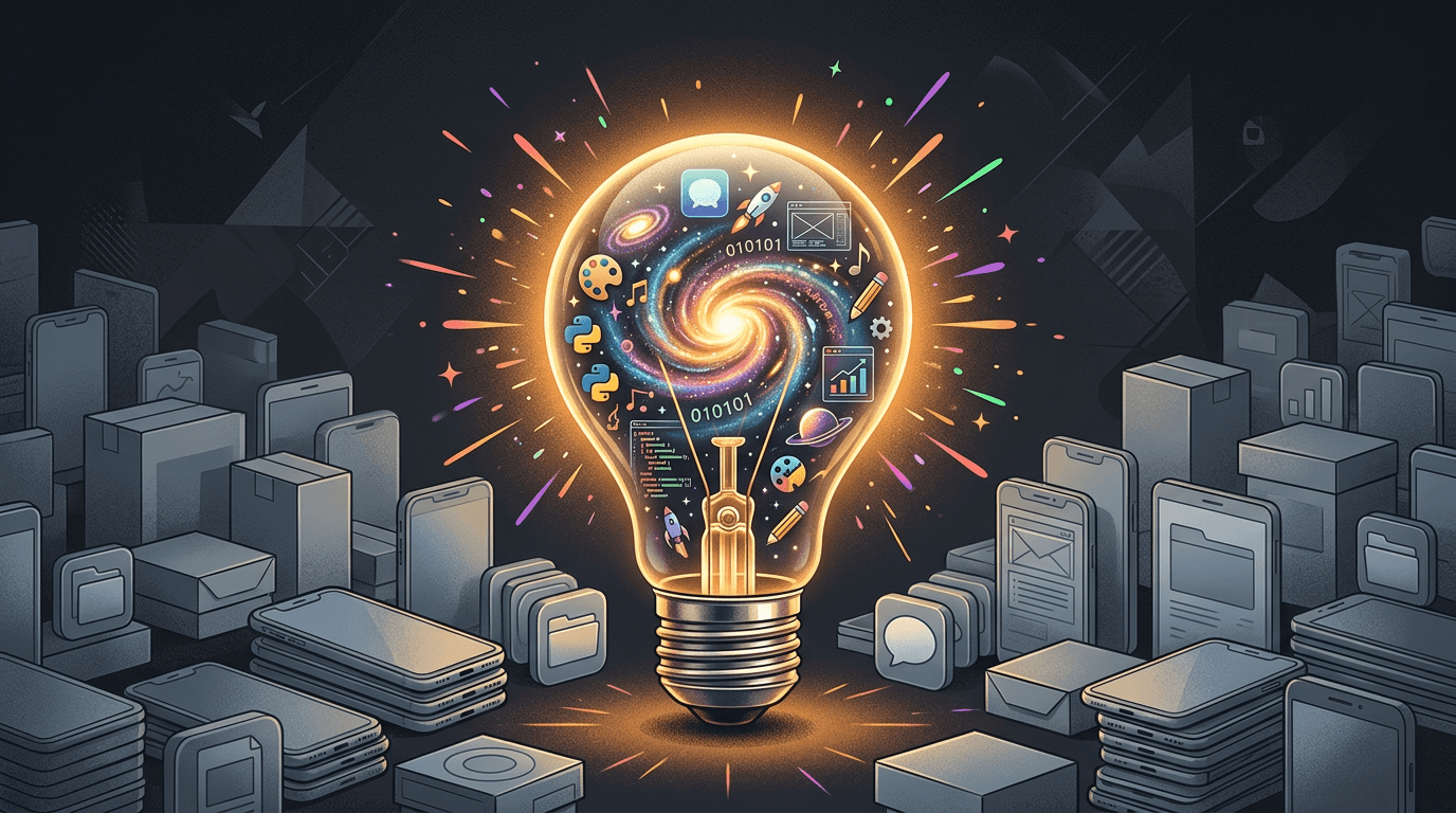 La creación es barata ahora. La creatividad es el foso.