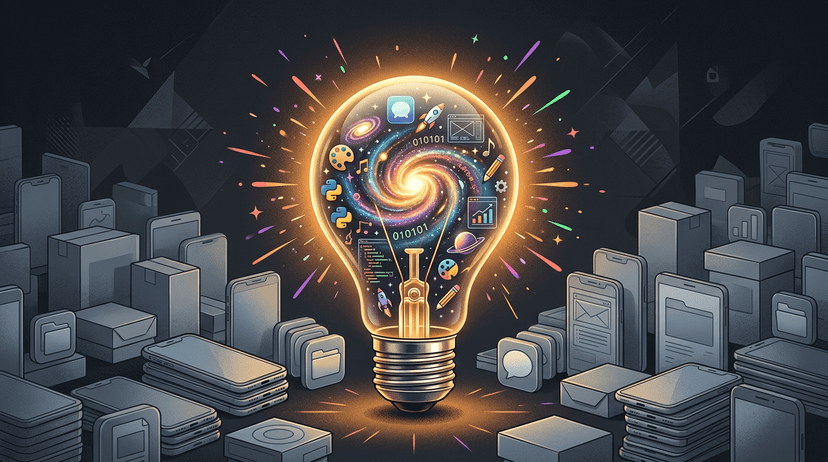 La creación es barata ahora. La creatividad es el foso.